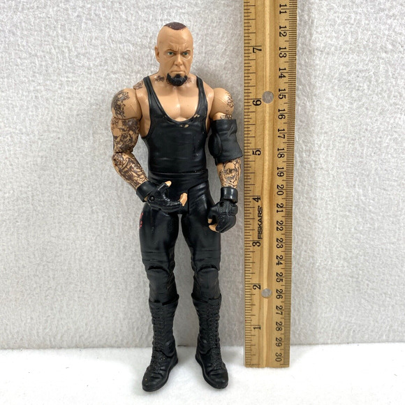 WWE The Undertaker‎ Wrestler Action Figure Mattel 2011 Bendable Arms Legs - Picture 2 of 5